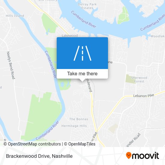 Mapa de Brackenwood Drive
