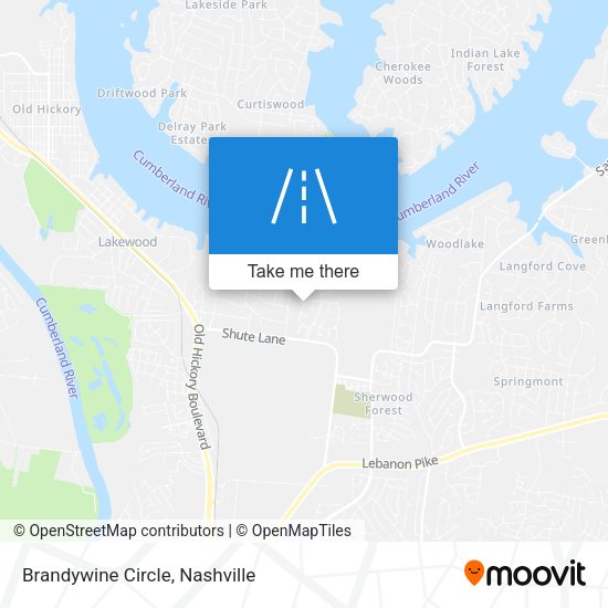 Brandywine Circle map