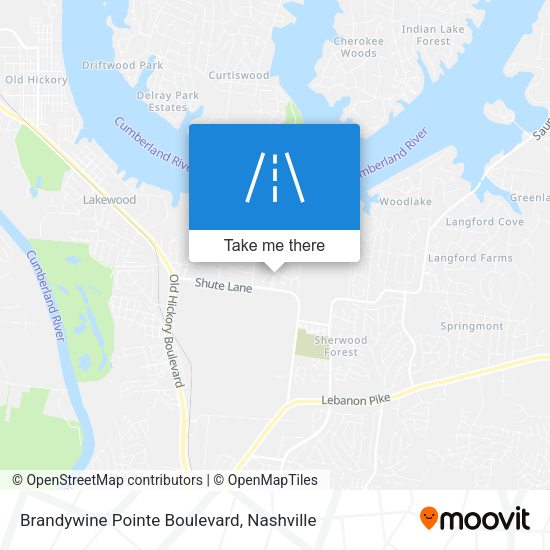 Brandywine Pointe Boulevard map