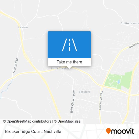 Breckenridge Court map