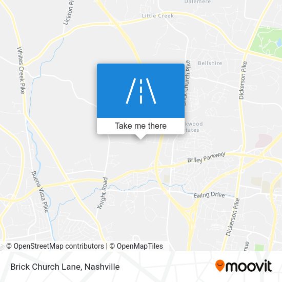 Brick Church Lane map