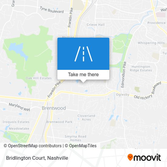Mapa de Bridlington Court