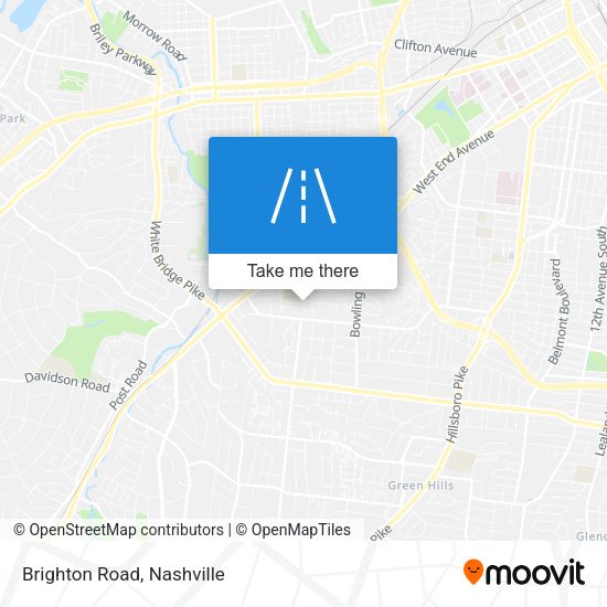 Mapa de Brighton Road