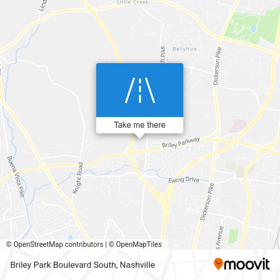 Mapa de Briley Park Boulevard South