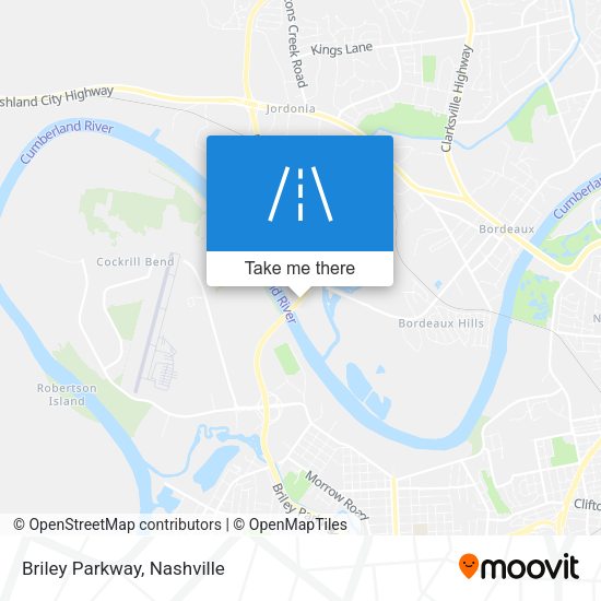 Mapa de Briley Parkway