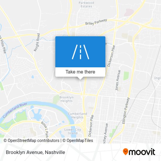 Mapa de Brooklyn Avenue
