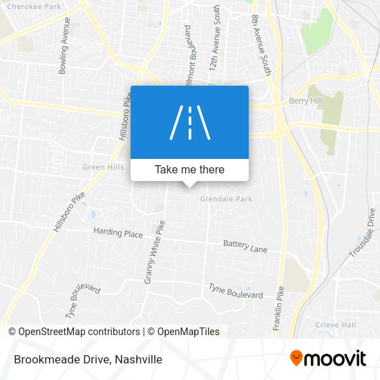 Mapa de Brookmeade Drive
