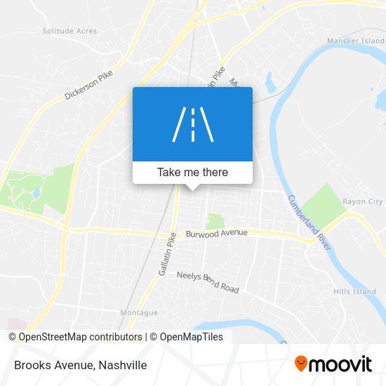 Mapa de Brooks Avenue
