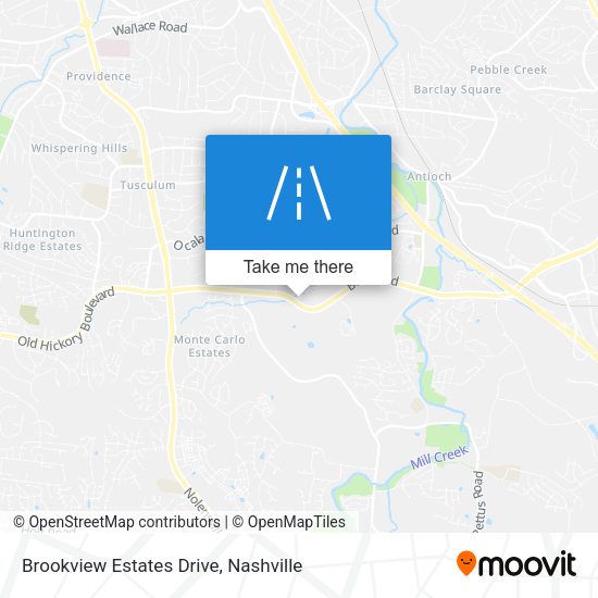 Brookview Estates Drive map