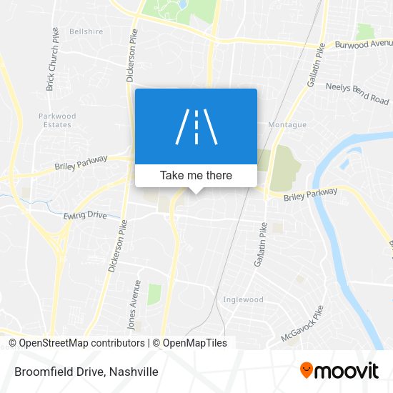 Mapa de Broomfield Drive