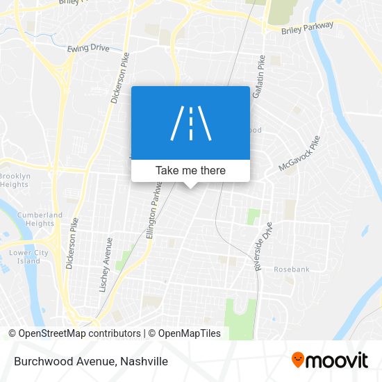 Mapa de Burchwood Avenue