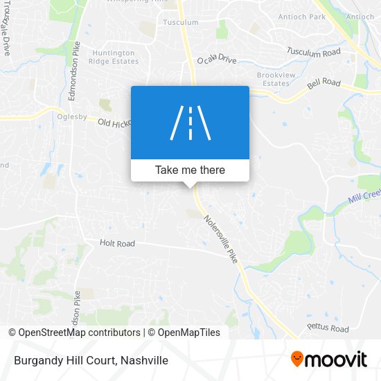 Mapa de Burgandy Hill Court