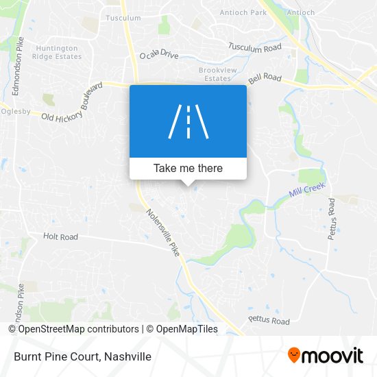 Mapa de Burnt Pine Court