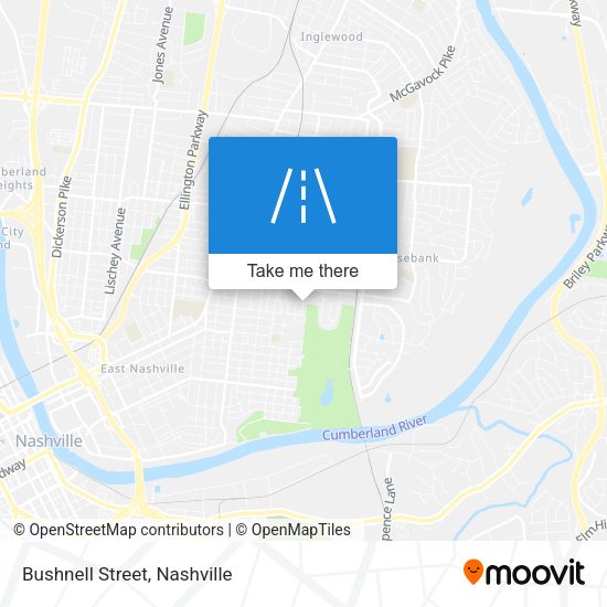 Mapa de Bushnell Street