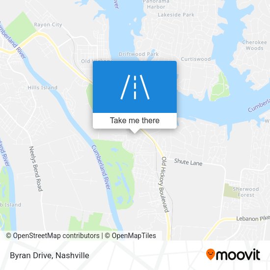 Mapa de Byran Drive