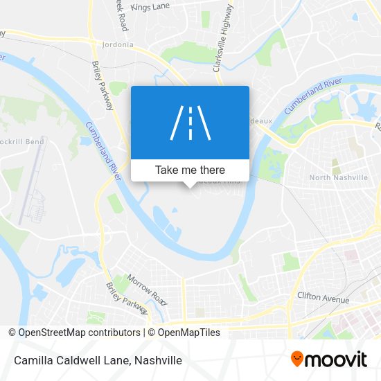 Camilla Caldwell Lane map