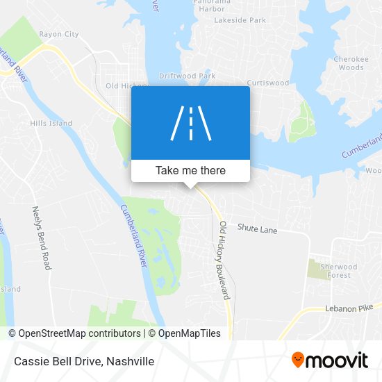 Mapa de Cassie Bell Drive
