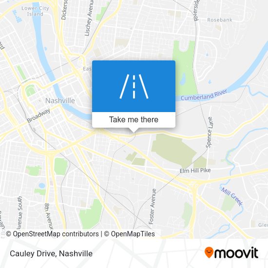 Mapa de Cauley Drive