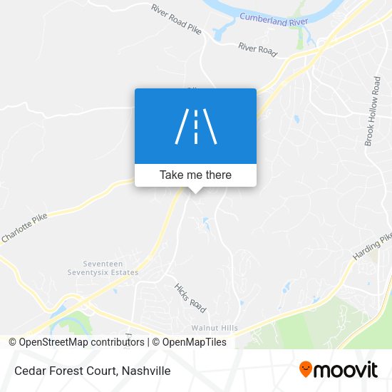 Cedar Forest Court map