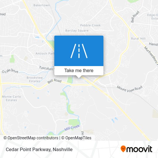 Cedar Point Parkway map