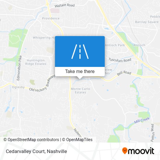 Mapa de Cedarvalley Court
