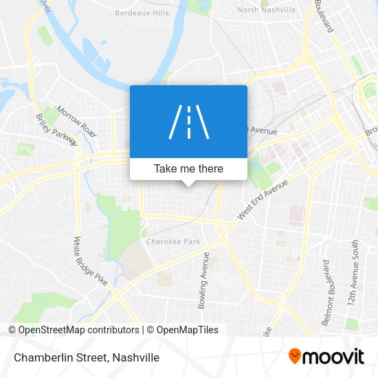 Mapa de Chamberlin Street