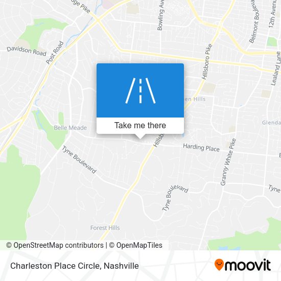 Charleston Place Circle map