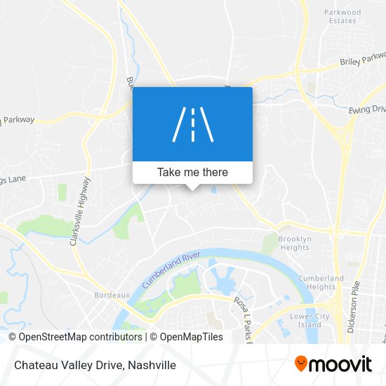 Chateau Valley Drive map