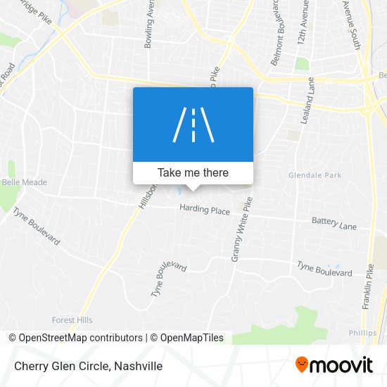 Cherry Glen Circle map