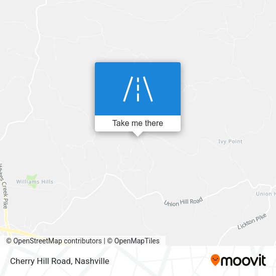 Cherry Hill Road map