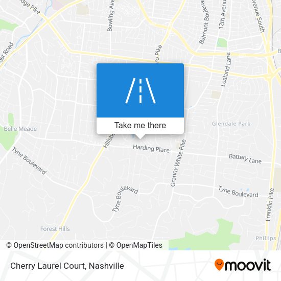 Cherry Laurel Court map
