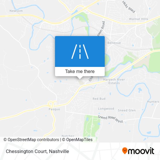 Chessington Court map