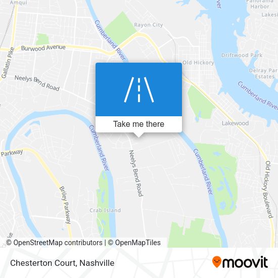 Mapa de Chesterton Court