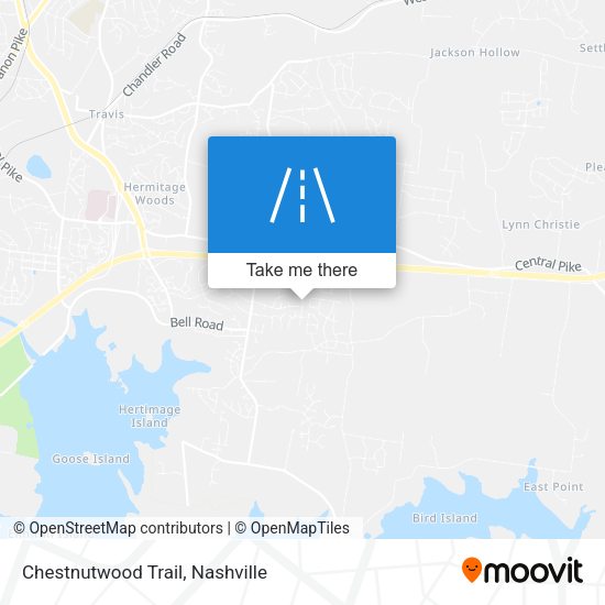 Mapa de Chestnutwood Trail