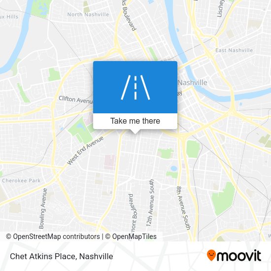 Chet Atkins Place map