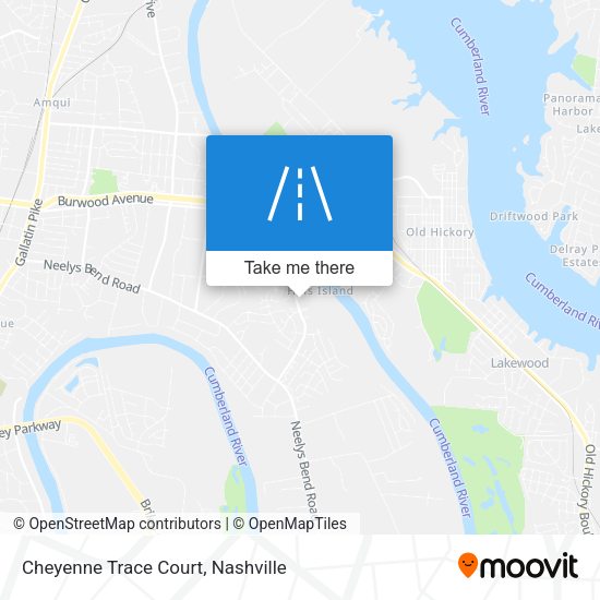 Cheyenne Trace Court map