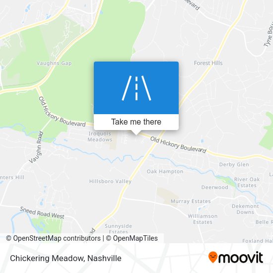 Chickering Meadow map