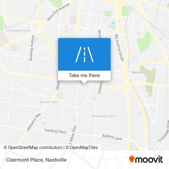 Mapa de Clairmont Place