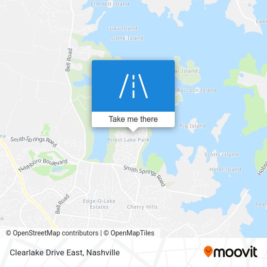 Clearlake Drive East map