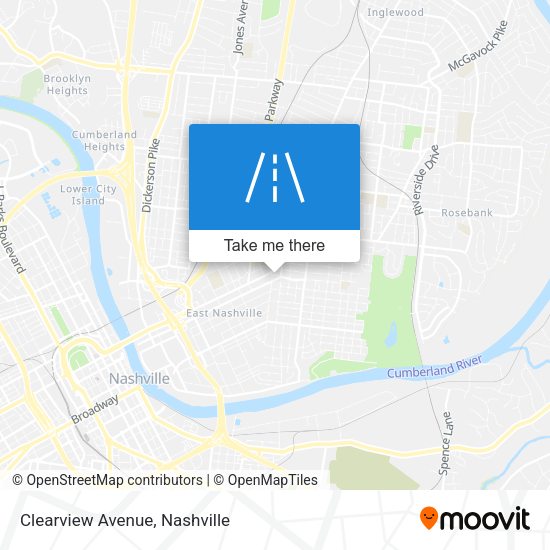 Mapa de Clearview Avenue