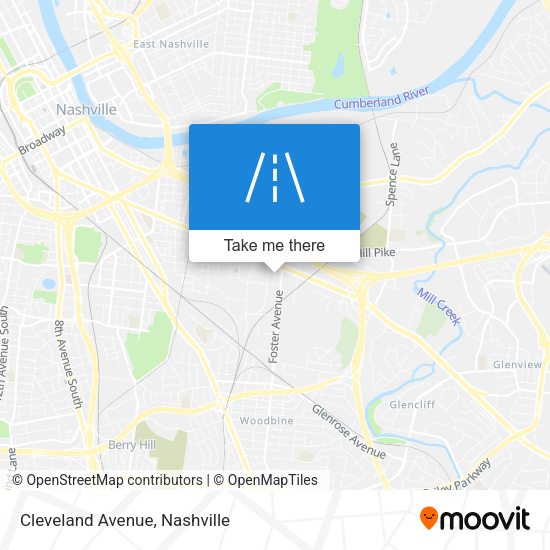 Mapa de Cleveland Avenue