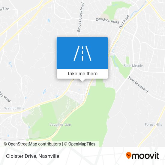 Mapa de Cloister Drive