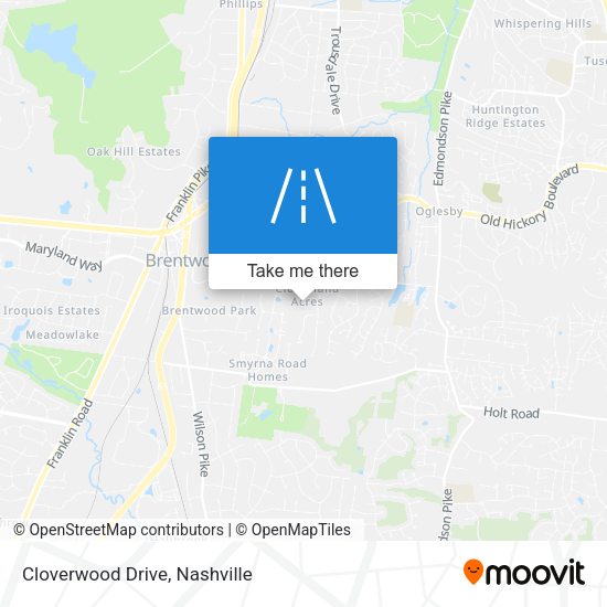 Mapa de Cloverwood Drive