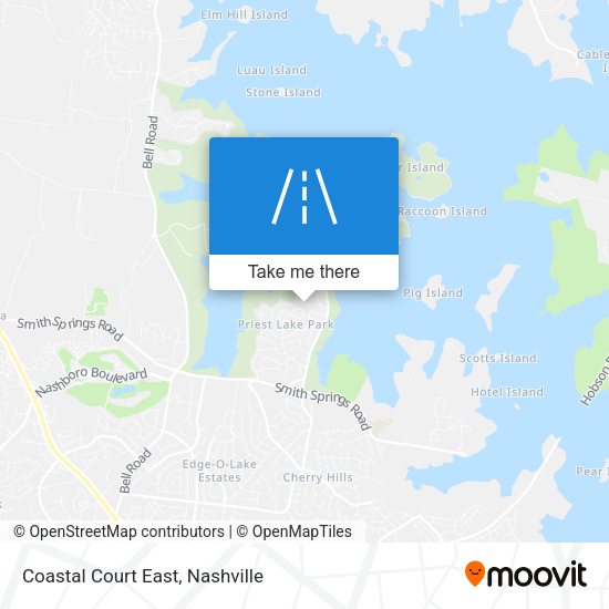 Mapa de Coastal Court East