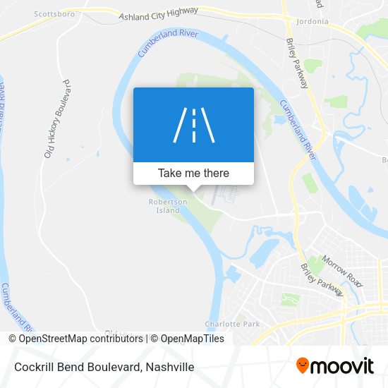 Cockrill Bend Boulevard map