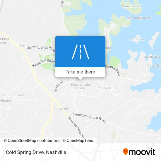 Cold Spring Drive map