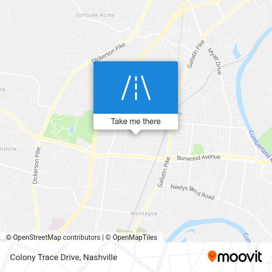 Colony Trace Drive map