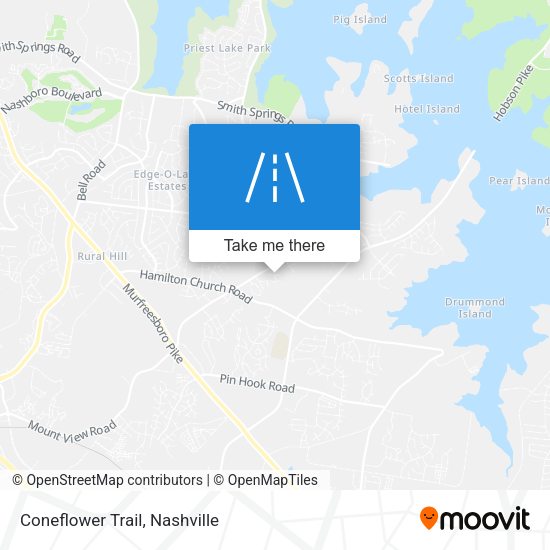 Mapa de Coneflower Trail