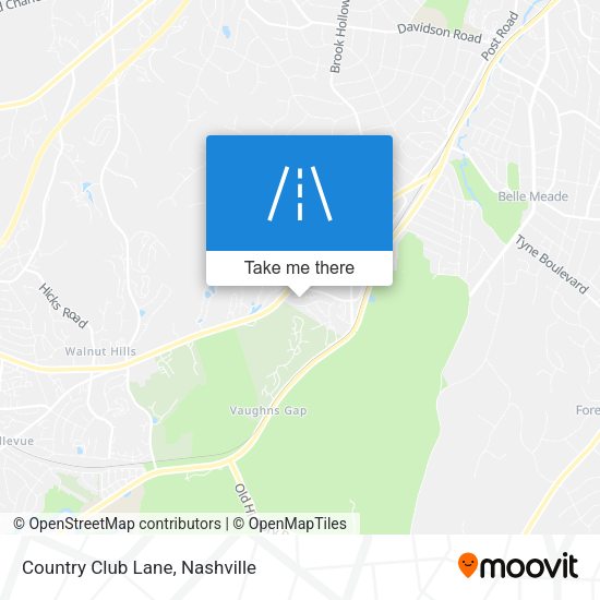Mapa de Country Club Lane