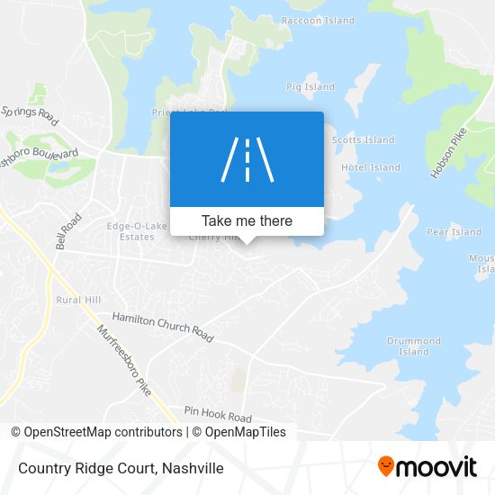 Mapa de Country Ridge Court